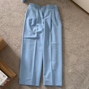 Zara Powder Blue Tailored Trousers